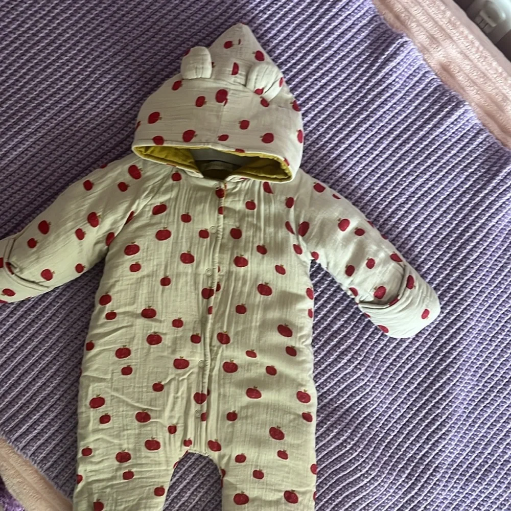 Fin and Vince Apple orchard bear suit - Picture 2 of 8